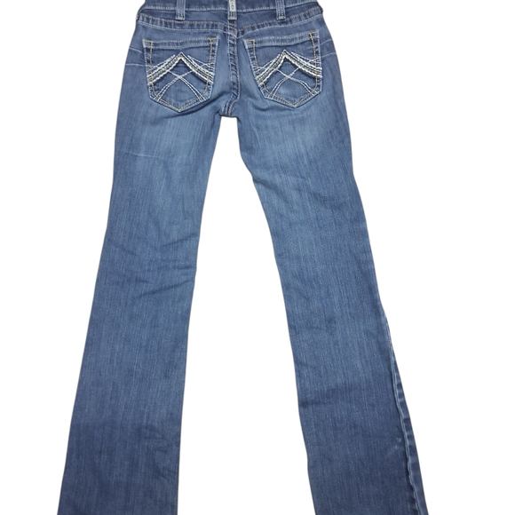 Ariat Denim Boot Cut Jeans with Embroidery - Picture 2 of 5